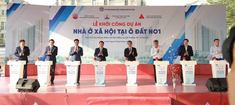 Hà Nội khởi công Dự án Nhà ở xã hội NO1 Hạ Đình ở huyện Thanh Trì